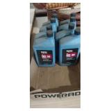 8 new super tech SAE HD 30 1 QT oil bottles