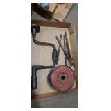 Bit and brackets and steel cable