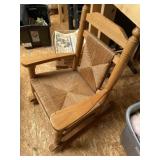 Small wooden rocking chair