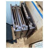 Set of three wooden TV trays