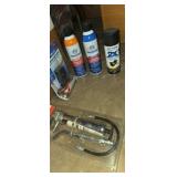 Grease gun, trickle charger , break cleaner ,