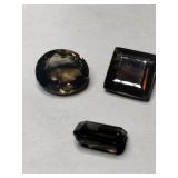 Smokey cultured stones mixed sizes