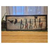 Metal Dream Sign - 32x12