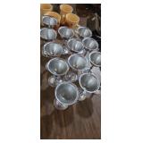 13 metal wine tasting cups