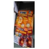 2 hot hands warmers , andn2 stick on body warmers