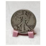 1942 walking Liberty half dollar