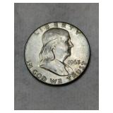 1963 Franklin half dollar