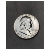 1963 Franklin half dollar