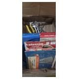 Circular saw blades , vise grips,  clamps, and