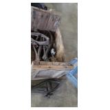 Bench mounted cast iron leather vises