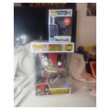 2 Pops Brand New In Package1 Zombie Deadpool LG