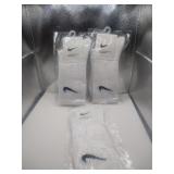 3 Pair Of Nike White Socks
