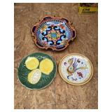 Hand-crafted Talavera Mexican pottery and Italian