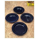 Dansk Bistro Bisserup Blue rim soup bowls