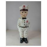 Modern cast iron Mobile Oil Man Bank