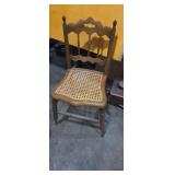 Wooden woven set chair