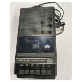 Sharp cassette recorder