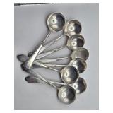 8 Lunt Bullion/Soup Spoons  176 grams