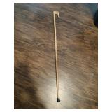 Handmade wooden carved cane 36 ' tall