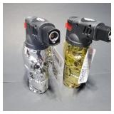 2 pc.  New Refillable skull lighters