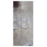 Set of 4 stemless wine glasses