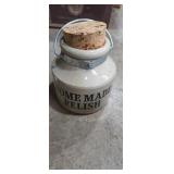 Moira Pottery crock (home made relish) made in