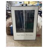 36.5 x 26' framed poster of the 1958 photograph