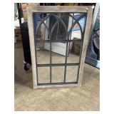 24 x 37' Arched Window Mirror, quite heavy