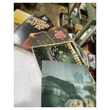 Vinyl record collection, including Willie Nelson,