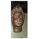 Wall hanging decorative bust sculpture by forum
