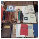 Assorted books of poems