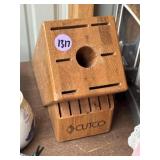 CutCo knife block and sharpener