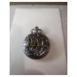 Silver and Gold inlay Dad Pocket Watch