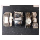 4 vintage women's watches.  Trendz, overload,