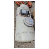 Fertilizer tank attachment