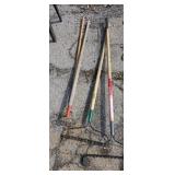 Cultivators and garden rakes
