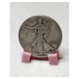 1942 walking Liberty half dollar