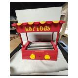 Nostalgia 8 Hot Dog Roller with Bun Warmer.