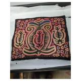 Decorative Panamanian applique 'mola'. Size about