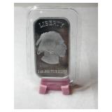 Indian /buffalo .999 fine silver 1oz bar
