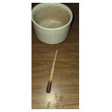 Hand carved small bone sovinerr art( 6in ) and