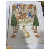 Knights and ladies print