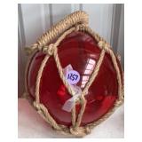 Decorative glass fishing float