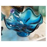 Viking Glass compote bowl