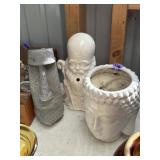 Buddha themed terra-cotta planter and more