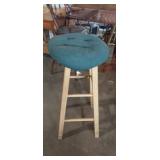 Wooden stool with cushion cover