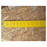 Livestrong rubber sign 26' long