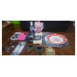 Misc phone cases, sunglasses,readers, plates and