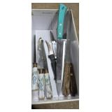 Assortment of kitchen knives