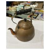 Copper tea kettle